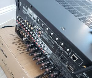 avr receiver rear side